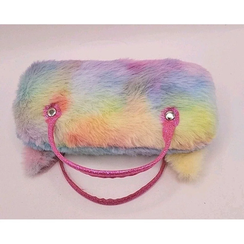 Pretty Plush Eyeglasses Case Travel Hard Shell Sunglasses Case, Protective